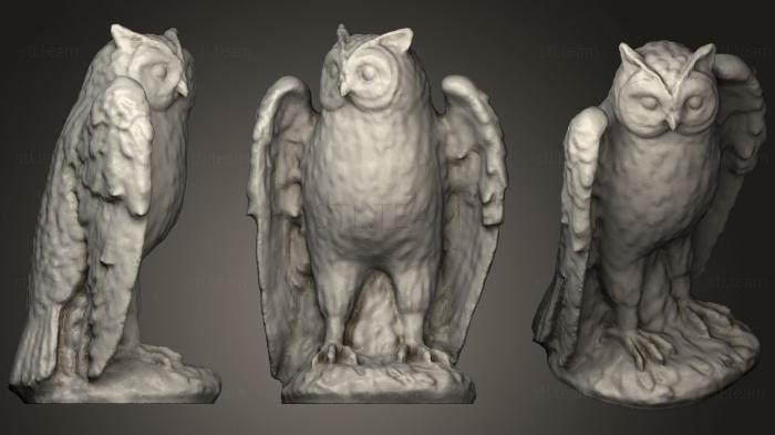3D model Owl Statue (1) (STL)